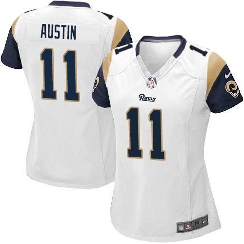 Women's Game Tavon Austin Nike Jersey White Road - #11 NFL Los Angeles Rams